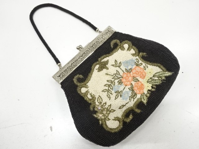 ビーズ　ハンドバッグ